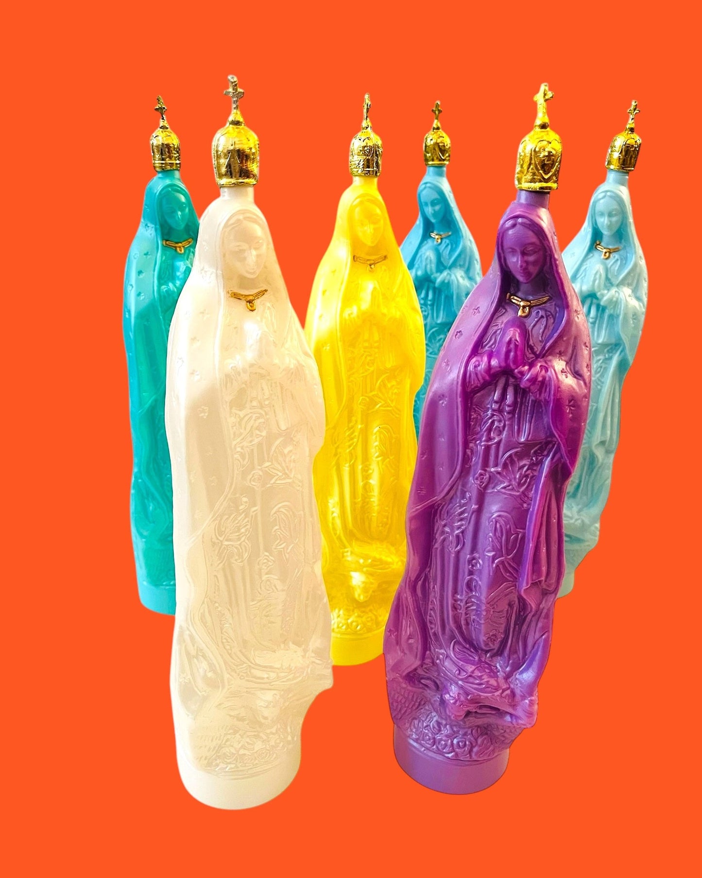 Virgin Mary bottles (plastic)