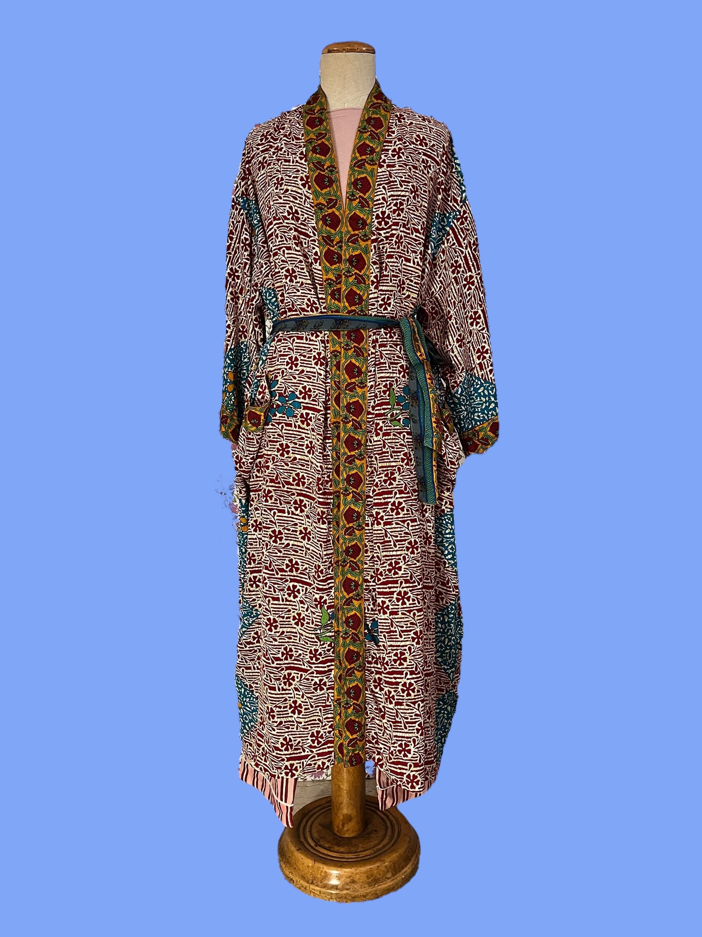 Long silk kimono