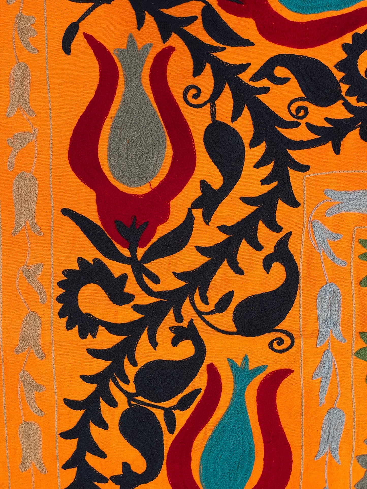 Embroidered Suzani tablecloth/bedspread