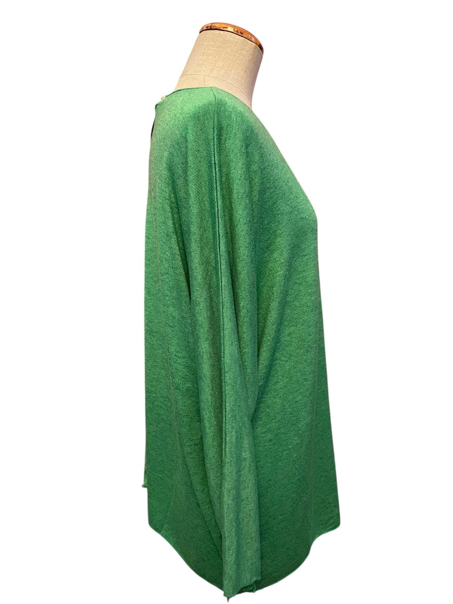 Cotton and silk sweater, oversize