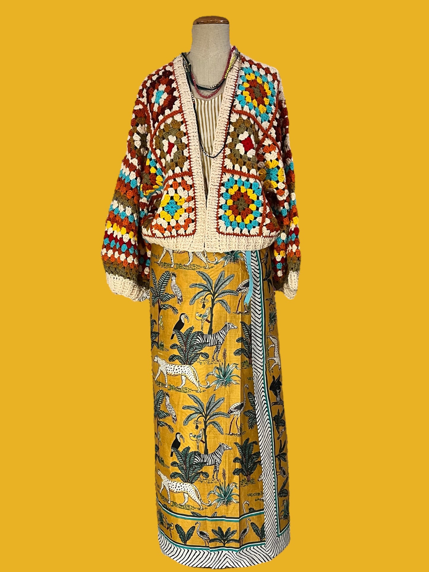 Pareo skirt, jungle print