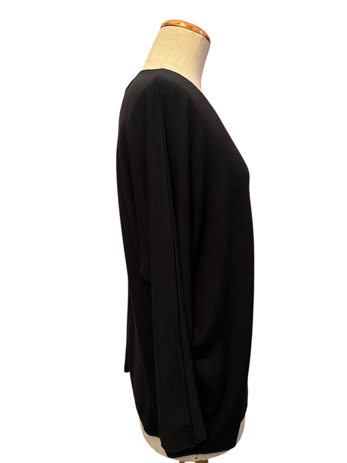 Cotton and silk sweater, slim fit